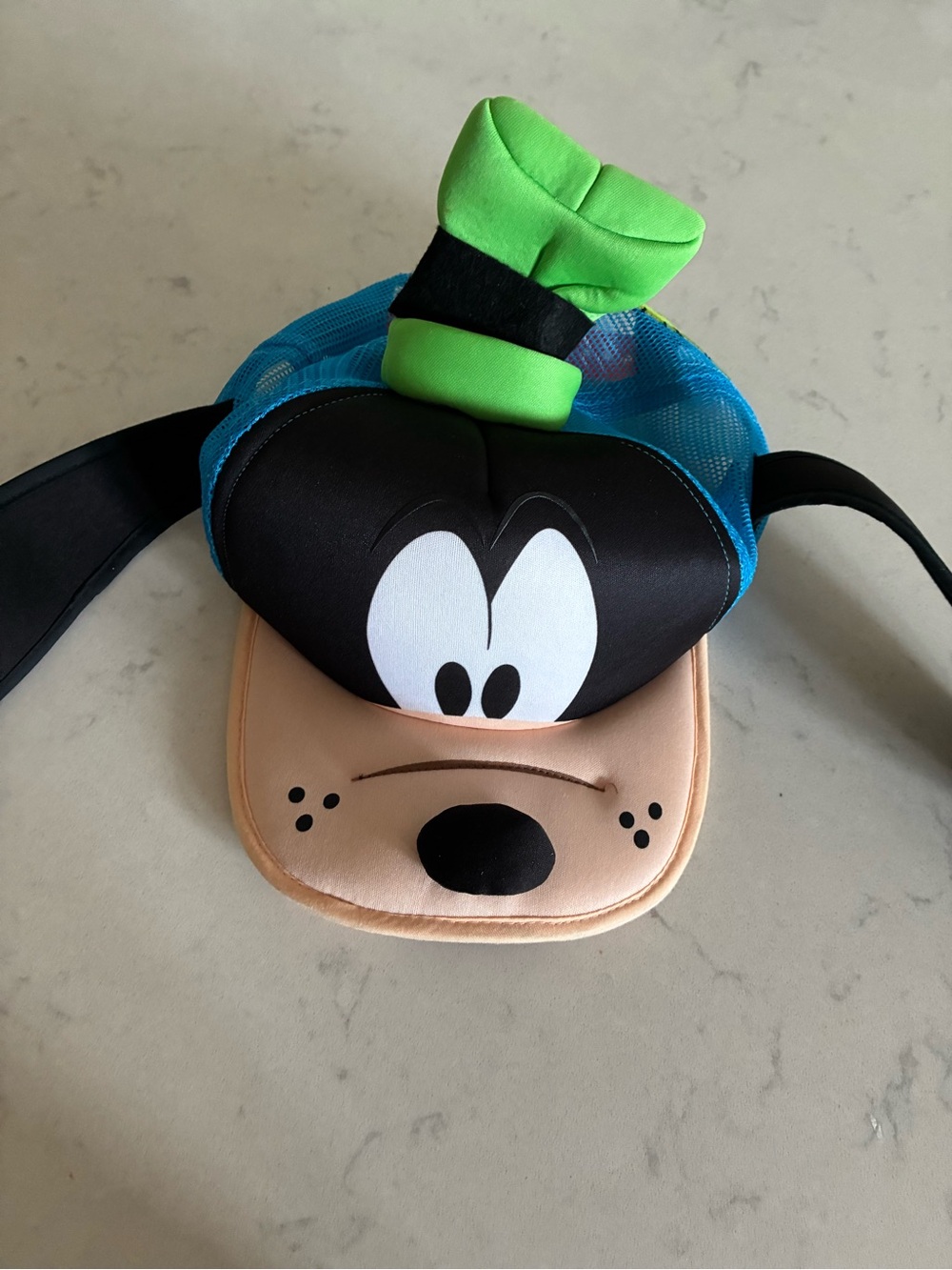 Disney Parks Goofy Face & Ears Mesh Foam Baseball Cap 💙